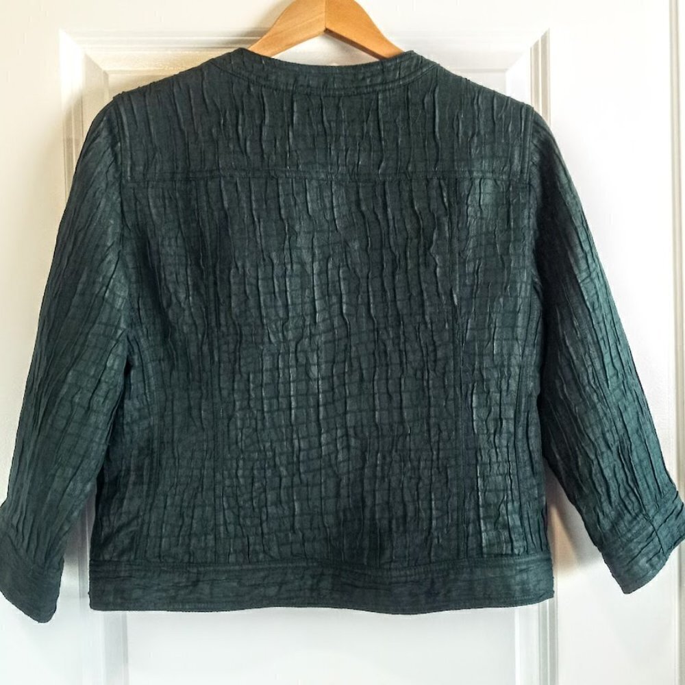 Ruby Road Forest Green Textured Jacket - image 2